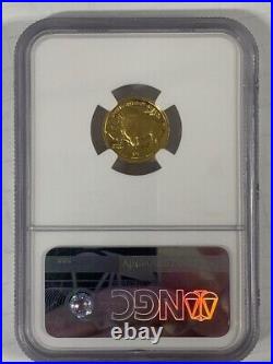 2008 W NGC PF69 1/10 oz GOLD American Buffalo $5 US Gold Coin
