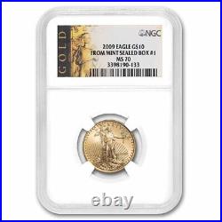 2009 1/4 oz American Gold Eagle MS-70 NGC (Box #1) SKU#286145