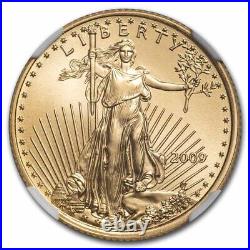 2009 1/4 oz American Gold Eagle MS-70 NGC (Box #1) SKU#286145