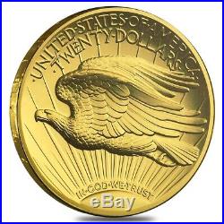 2009 1 oz $20 Ultra High Relief Saint-Gaudens Gold Double Eagle NGC MS 70 Gold