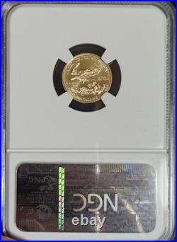 2009 $5 1/10oz Gold American Eagle MS70 NGC Early Releases Blue Label