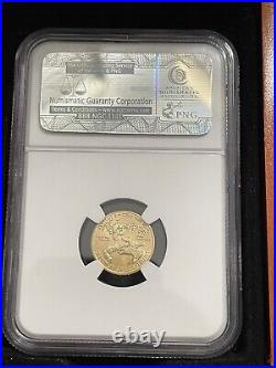 2009 $5 American Gold Eagle NGC Early Releases MS70