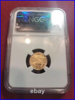 2009 $5 NGC MS70 1/10 Gold Eagle Bullion Coin EARLY RELEASES Blue Label