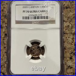 2009 Great Britain, 1/4 Gold Soverign, NGC PF70 Ultra Cameo, With Royal Mint COA