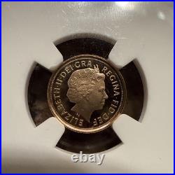 2009 Great Britain, 1/4 Gold Soverign, NGC PF70 Ultra Cameo, With Royal Mint COA