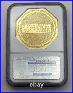 2009 Humbert Commemorative 2.5 Oz Troy Pure California Gold Gem Proof Ultra