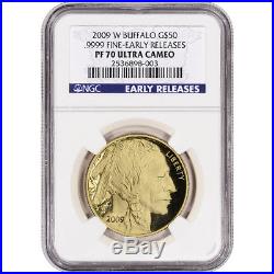 2009-W American Gold Buffalo Proof (1 oz) $50 NGC PF70 UCAM Early Releases