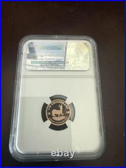 2010 Gold South Africa 1/10 Oz Krugerrand Coin Ngc Proof 70 Ultra Cameo