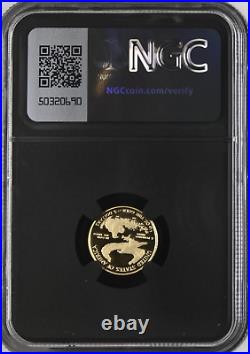 2010-W Gold American Eagle $5 NGC PF 70 Ultra Cameo S222