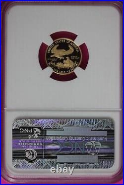 2010 W PF 70 Gold $5 1/10 Ounce 999 American Eagle NGC Certified Graded Slab 475