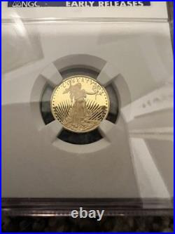 2010 W Proof American Gold Eagle $5 1/10th Oz NGC PF70 UCAM Early Releases