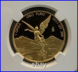 2011 Mexico 1 oz Gold Libertad Proof PF69 NGC beautiful Coin