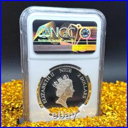 2011 NIUE S$2 The Evangelists St Mark Gold Gilt NGC Color PF70UC 1 of 1 Spotless