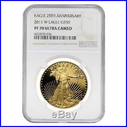 2011 W 1 oz $50 Proof Gold American Eagle NGC PF 70 UCAM