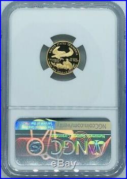 2011 W 25TH Anniversary 1/10 oz Proof Gold American Eagle PF-69 NGC Ultra Cameo
