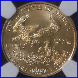2012 $5 1/10 Oz GOLD American Eagle NGC MS70 First Releases