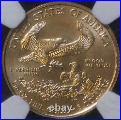 2012 $5 1/10 Oz GOLD American Eagle NGC MS70 First Releases