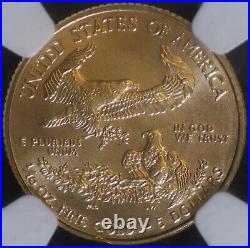 2012 $5 1/10 Oz GOLD American Eagle NGC MS70 First Releases