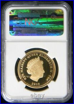 2012 TDC Diamond Jubilee Regent and Lion Gold Double Sovereign NGC PF69 #OC49