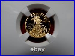 2012 W $5 1/10 Oz First Release Gold Eagle Ngc Pf 70 Ultra Cameo Item #003