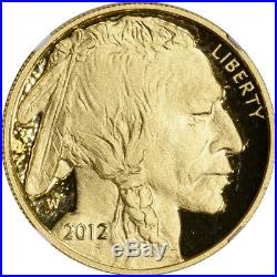 2012-W American Gold Buffalo Proof 1 oz $50 NGC PF70 UCAM Bressett Signed