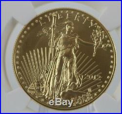 2012-W US Eagle $50 Gold 1 OZ Coin Burnished Early Release NGC MS 70