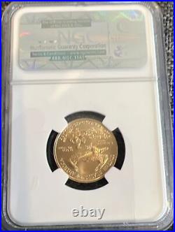 2013 $10 Gold American Eagle NGC MS70 1/4 OUNCE EARLY RELEASE