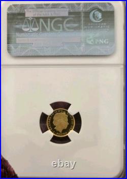 2013 British 1 Pound Gold Britannia. NGC PR69.05 AGW