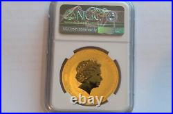 2013-p Australia Perth Mint One 1 Oz Lunar Gold G$100 Year Of Snake Ngc Ms 70