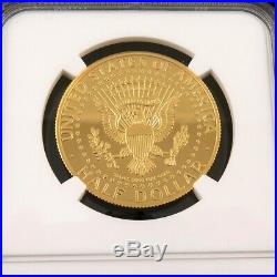 2014W Kennedy 50th Anniv Proof Gold High Relief 50c NGC PF70 Ultra Cameo #2