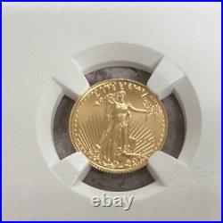 2014 1/10 oz Gold American Eagle MS-70 NGC (Early Release Box #1) RP-66