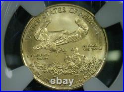 2014 $5 American Gold Eagle Early Releases NGC MS-70 Pristine No Toning