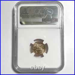 2014 $5 Gold American Eagle NGC MS69 1/10 OZ. 999 Fine Gold