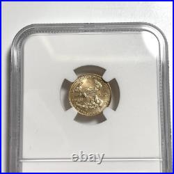 2014 $5 Gold American Eagle NGC MS69 1/10 OZ. 999 Fine Gold