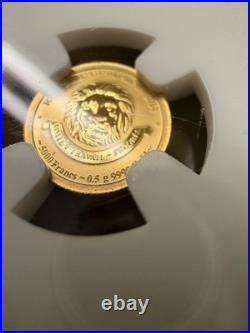 2014 Burundi G5000F KENNEDY FIRST DAY OF ISSUE REV PF 70 Gold