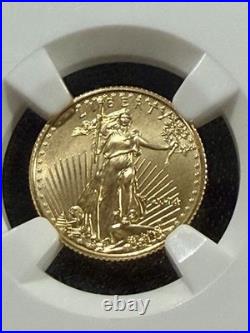 2014 Gold $5 American Gold Eagle Coin NGC MS 69 EARLY RELEASES 1/10 oz Gold