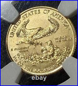2014 Gold $5 American Gold Eagle Coin NGC MS 69 EARLY RELEASES 1/10 oz Gold