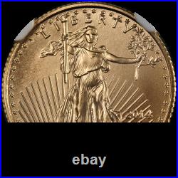 2014 Gold American Eagle $5 NGC MS70 Bald Eagle Label STOCK