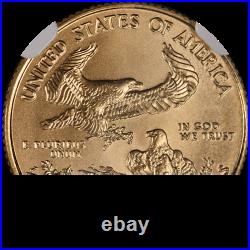 2014 Gold American Eagle $5 NGC MS70 Bald Eagle Label STOCK