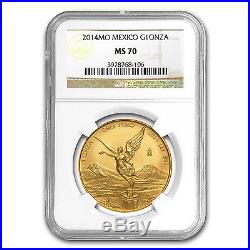 2014 Mexico 1 oz Gold Libertad MS-70 NGC SKU #87209