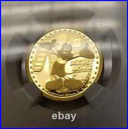 2014 Niue Disney 1/4 oz Gold $25 Mickey Mouse NGC Proof 70 Ultra Cameo Rare