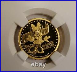 2014 Niue Disney 1/4 oz Gold $25 Minnie Mouse NGC Proof 70 Ultra Cameo Rare