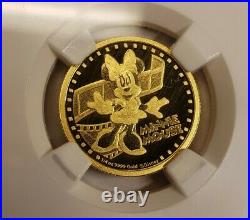 2014 Niue Disney 1/4 oz Gold $25 Minnie Mouse NGC Proof 70 Ultra Cameo Rare