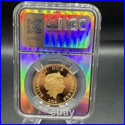 2014 Niue Disney G$200 Gold 1 oz- Daisy Duck PF 70 ULTRA CAMEO VaultBox 2014 Niue Disney G$200 Gold 1 oz- Daisy Duck PF 70 ULTRA CAMEO VaultBox