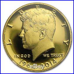2014-W 3/4 oz Gold Kennedy Half Dollar Commem PF-70 NGC SKU #96452