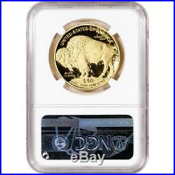 2014-W American Gold Buffalo Proof 1 oz $50 NGC PF70 UCAM Bressett Signed