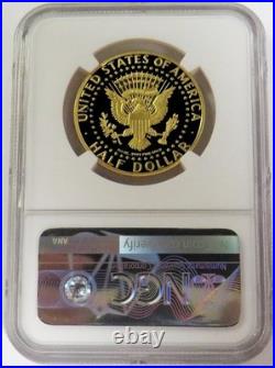 2014 W Gold Kennedy 50c Anniversary 3/4 Oz High Relief Proof Coin Ngc Pf 68 Uc