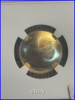 2014 West Point $5 Gold Baseball Hall of Fame Gold coin. Graded Bu NGC MS70 #2 2014 West Point $5 Gold Baseball Hall of Fame Gold coin. Graded Bu NGC MS70 #2