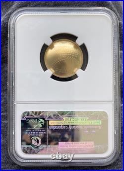 2014-w Baseball Hall Of Fame $5 Gold Early Release Flawless Ngc Ms70