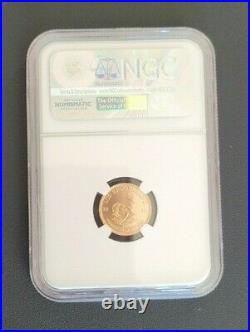 2015 S Africa 1/10 Oz Gold Krugerrand Ngc From Mint Sealed Box